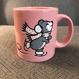 Waechtersbach West Germany Mug Ice Skating Mouse